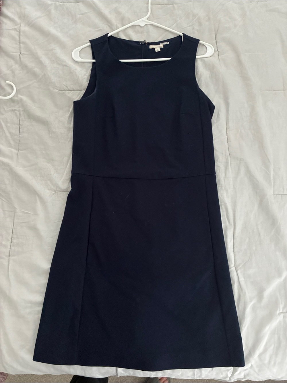 GAP Navy Sleeveless Midi Sheath Dress